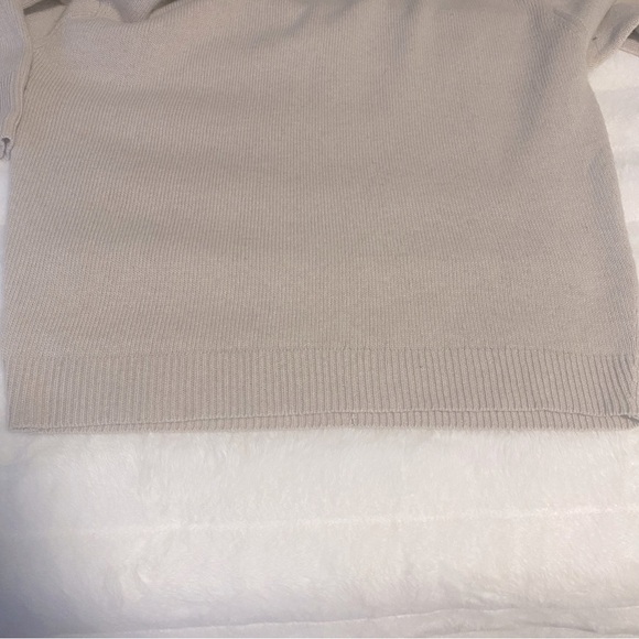 EUC/LN Brochu Walker Rhea Pullover Scarf Neck Sweater in Birch Melange Beige - S - Picture 11 of 16